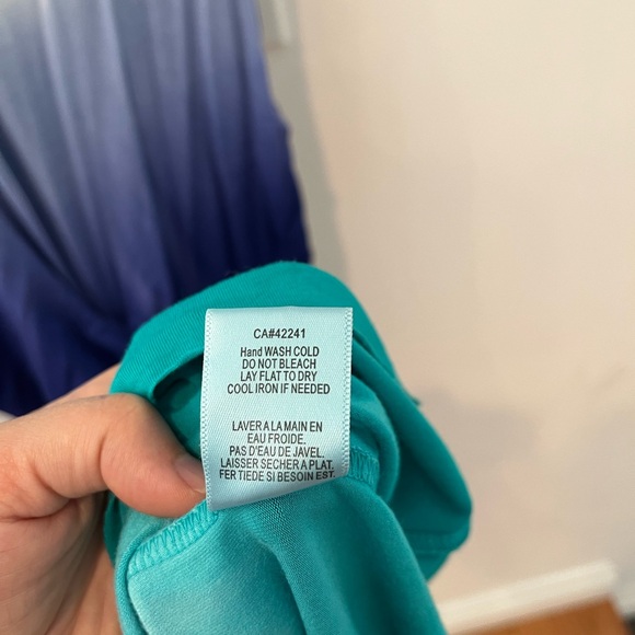 Young, Fabulous, & Broke Hamptons Maxi Blue Ombré Dress Small - Picture 2 of 7